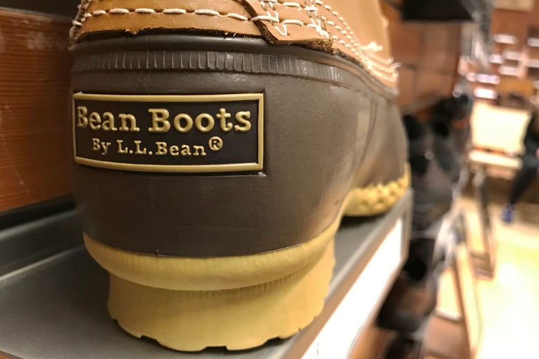 L.L. Bean boots.
